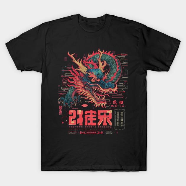 Dragon Time Couture T-Shirt by bulografik